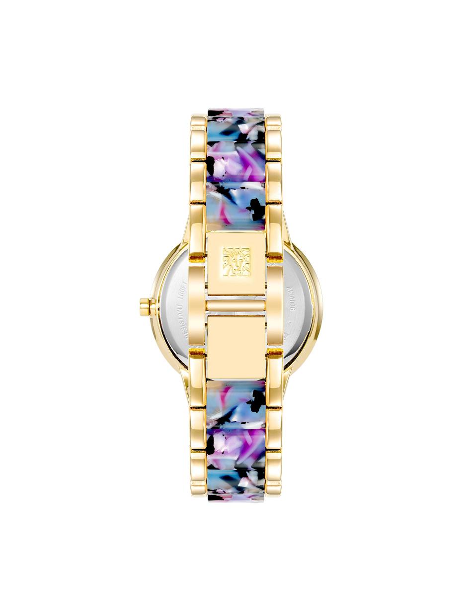 Les métaux Anne Klein Patterned Mother of Pearl Dial Watch   | JNS-3306535